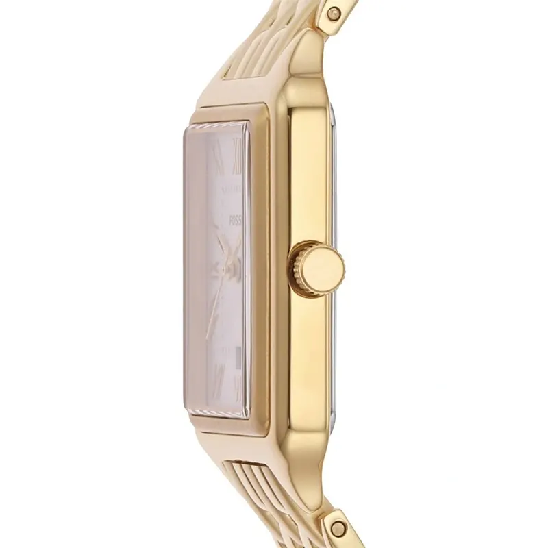 Fossil Raquel Three-Hand Date Gold-tone Ladies Watch- ES5220